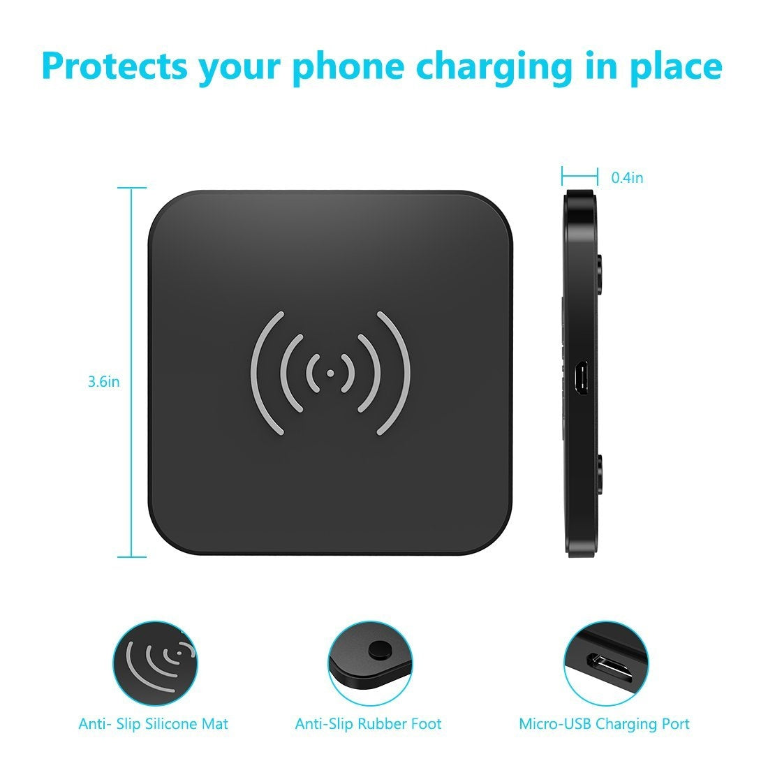 Choetech 10W Fast Wireless Charger Pad