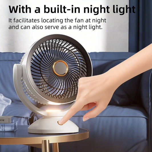 2000mAh Rechargeable Fan - Portable Cordless Cooling Fan