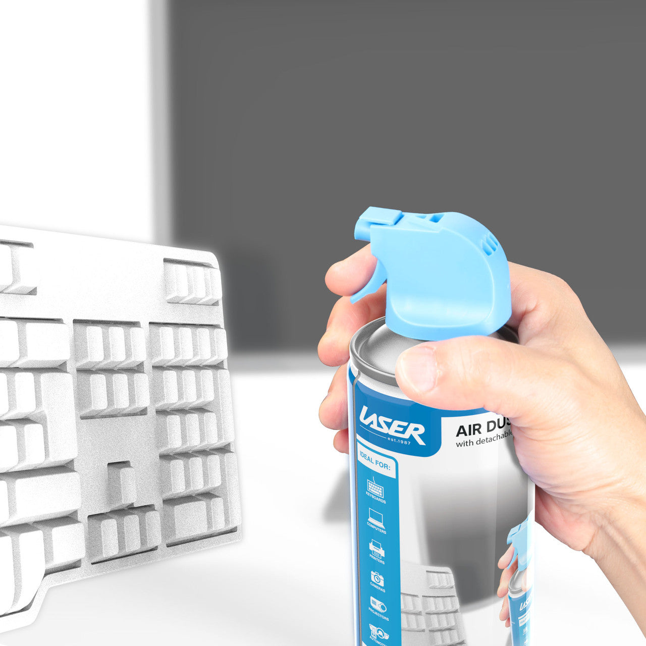 Laser 400ml Air Duster Spray - Computer & Electronics Cleaner