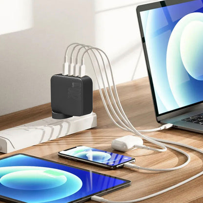 Laser 200W PD 3.0 GaN Wall Charger Black