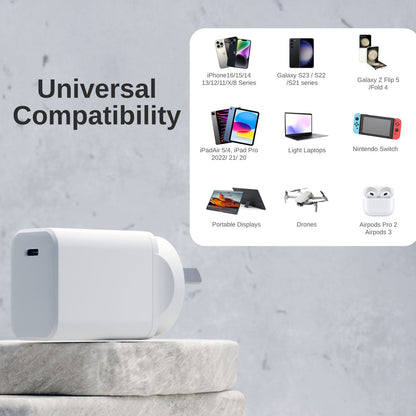 Laser Chargecore Pd Gan Usb-C Wall Charger