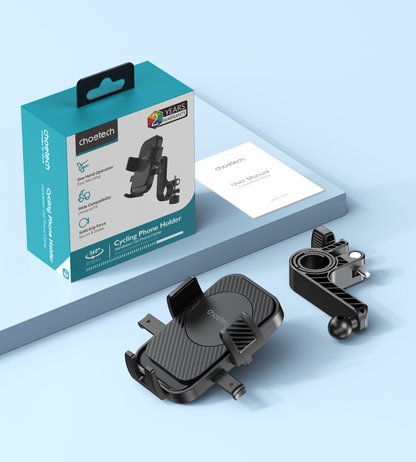 Choetech H094 Cycling Phone Holder Bike Handlebar Mount 360-degree Rotation