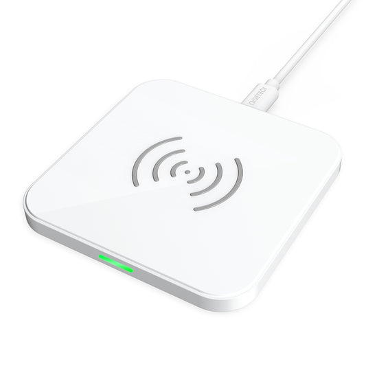 Choetech Fast Wireless Charger Pad (White)
