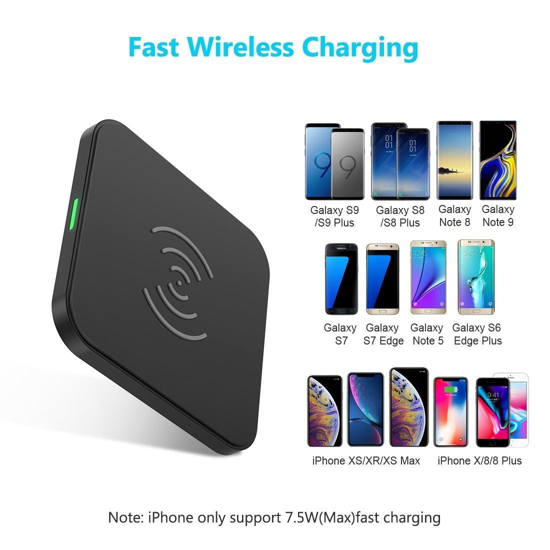 Choetech 10W Fast Wireless Charger Pad
