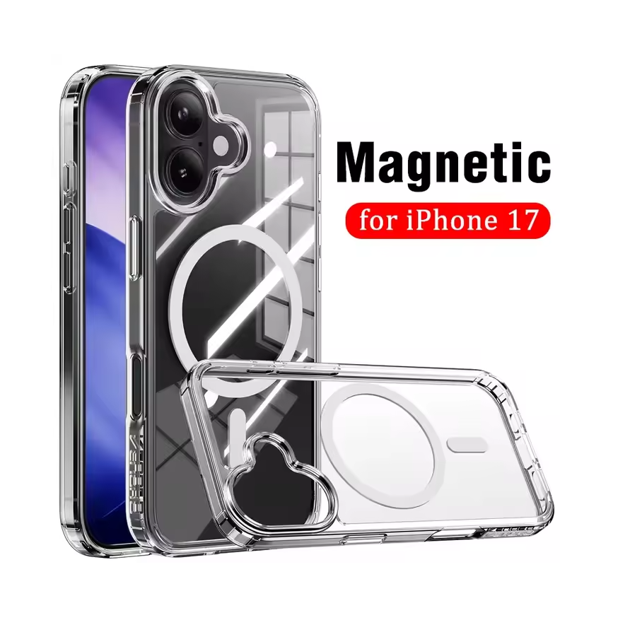 UTIA Shockproof Clear MagSafe Case for iPhone 17