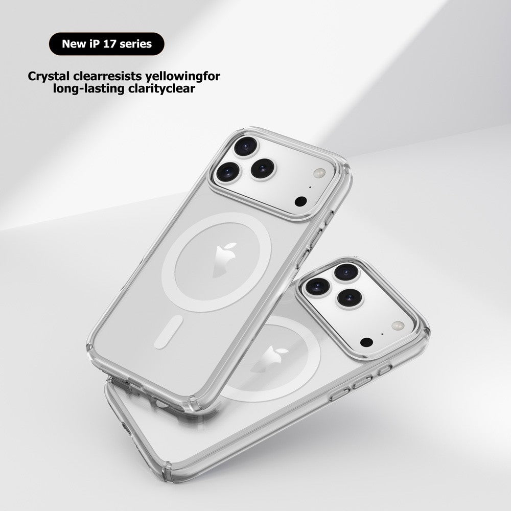 UTIA Shockproof Clear MagSafe Case for iPhone 17 Pro Max