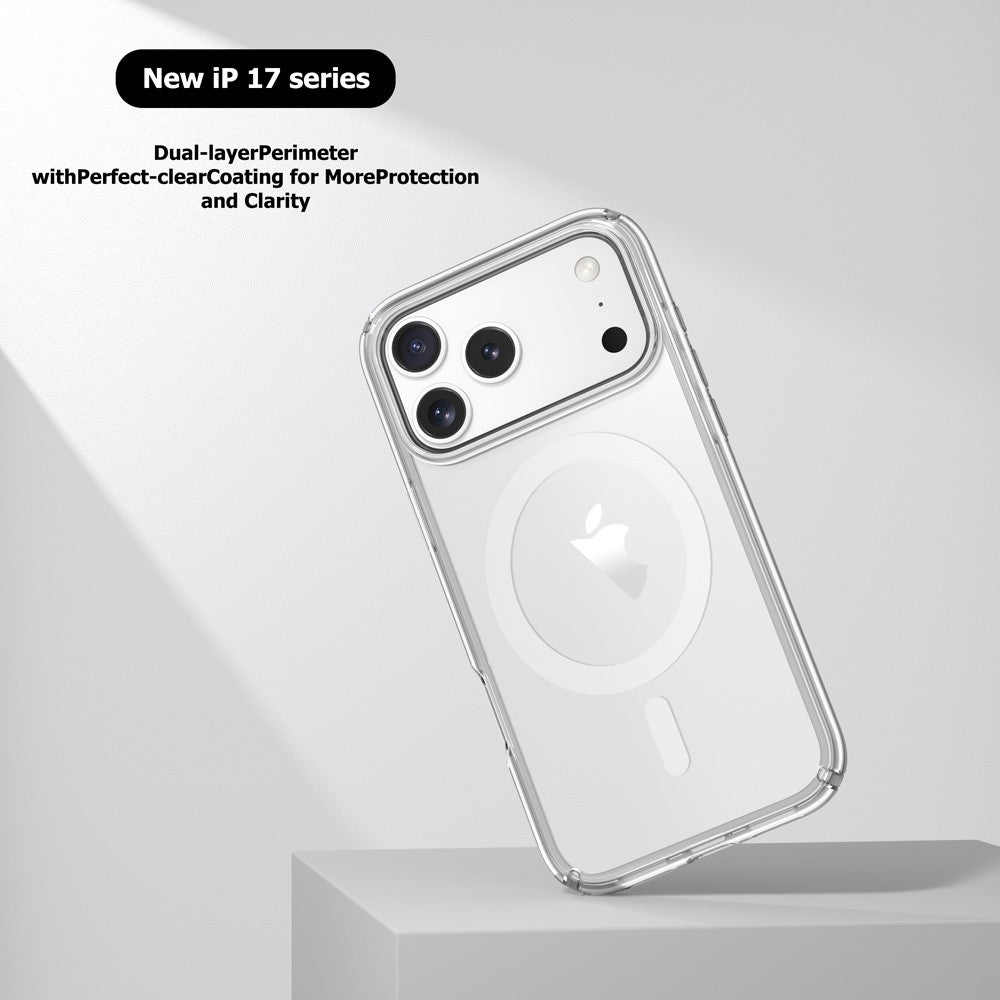 UTIA Shockproof Clear MagSafe Case for iPhone 17 Pro Max