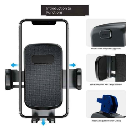Universal Car Phone Stand - Dashboard Hands-Free Mount Holder