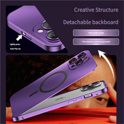 iPhone 14 Pro Max MagSafe Case with Detachable Backplate - Purple