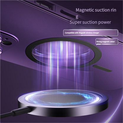 iPhone 14 Pro Max MagSafe Case with Detachable Backplate - Purple