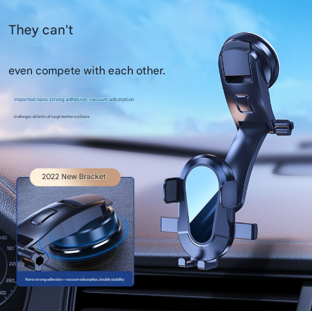 Universal Car Phone Mount - 360° Rotation Dashboard & Windscreen Holder