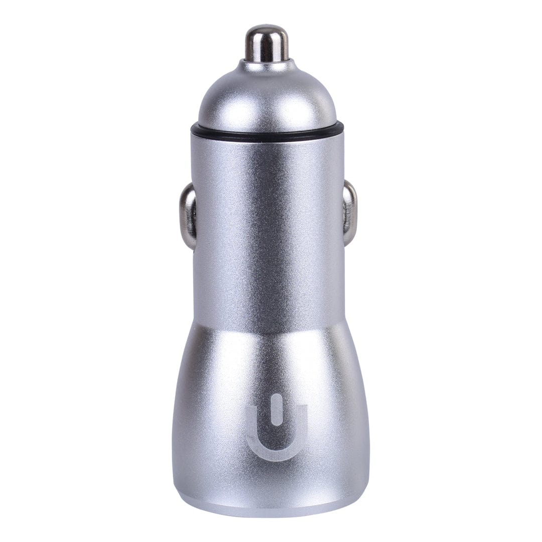 PLUGD 30W Dual Port Car Charger - USB-C (18W) + USB-A (12W) Quick Charge