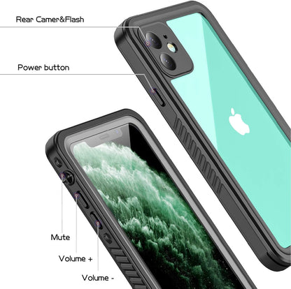 iPhone 11 Waterproof Case - Military Grade Shockproof Protection