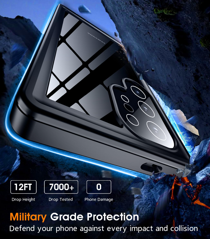 Samsung Galaxy S24 Ultra Waterproof Case - Military Grade Shockproof Protection