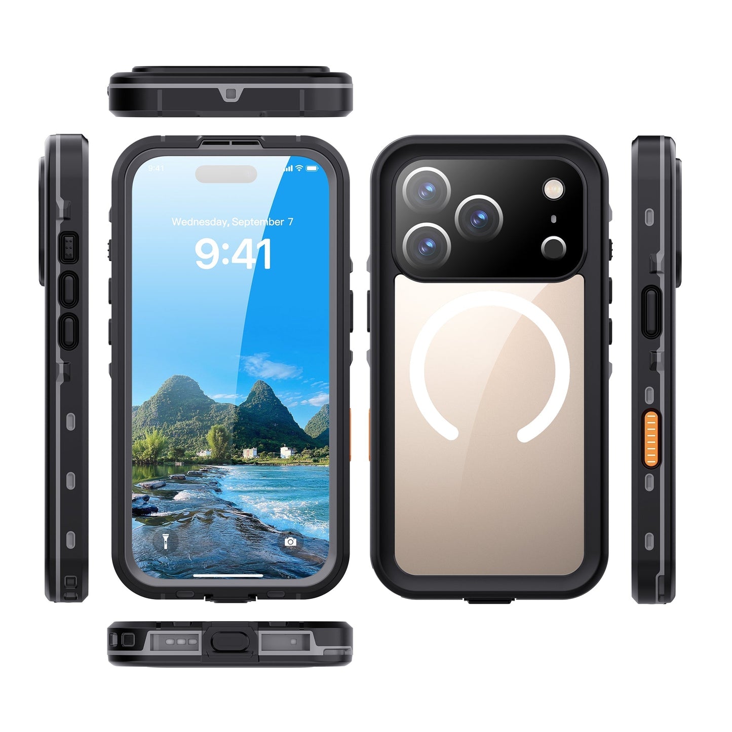 IP68 Waterproof MagSafe Case for iPhone 17 Pro - Shockproof Lifeproof