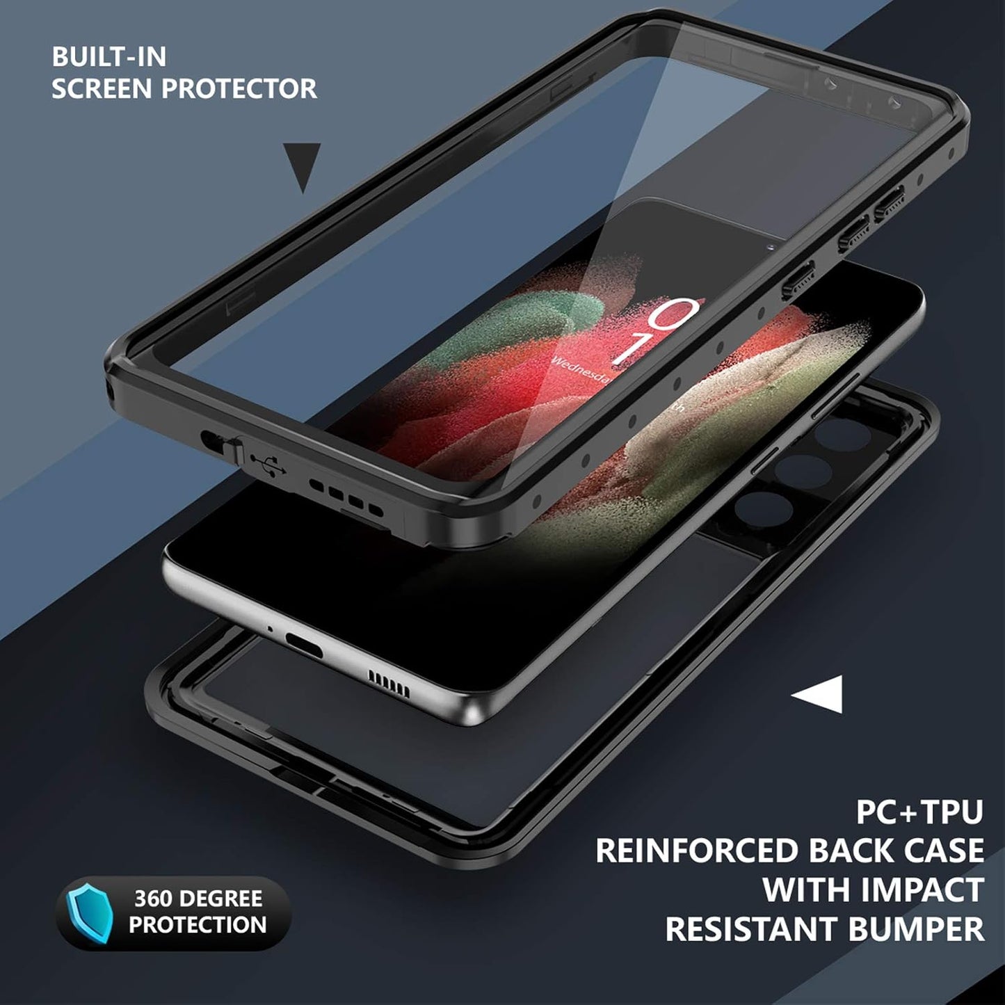 Samsung Galaxy S21 Ultra Waterproof Shockproof Case